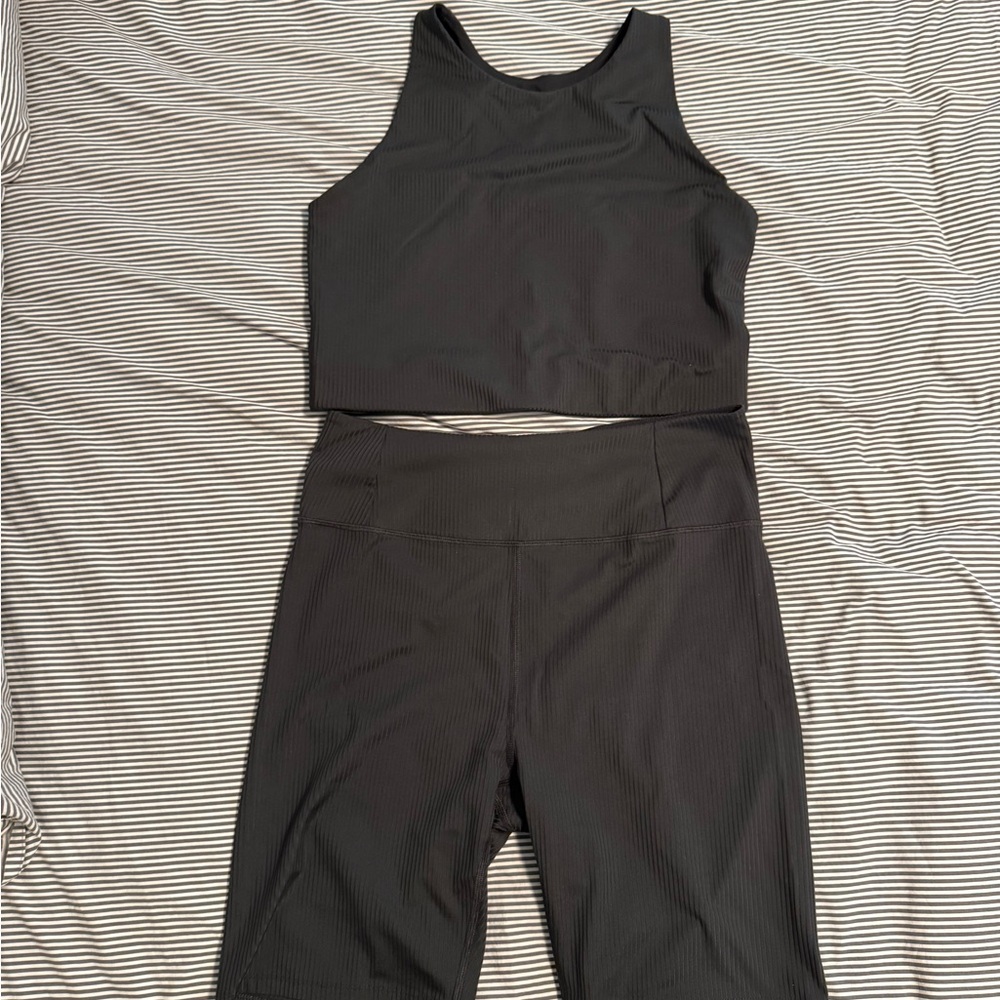 Girlfriend Collective ribbed set